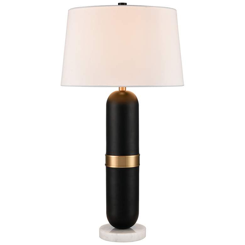 Image 1 Pill 34 inch High 1-Light Table Lamp - Matte Black