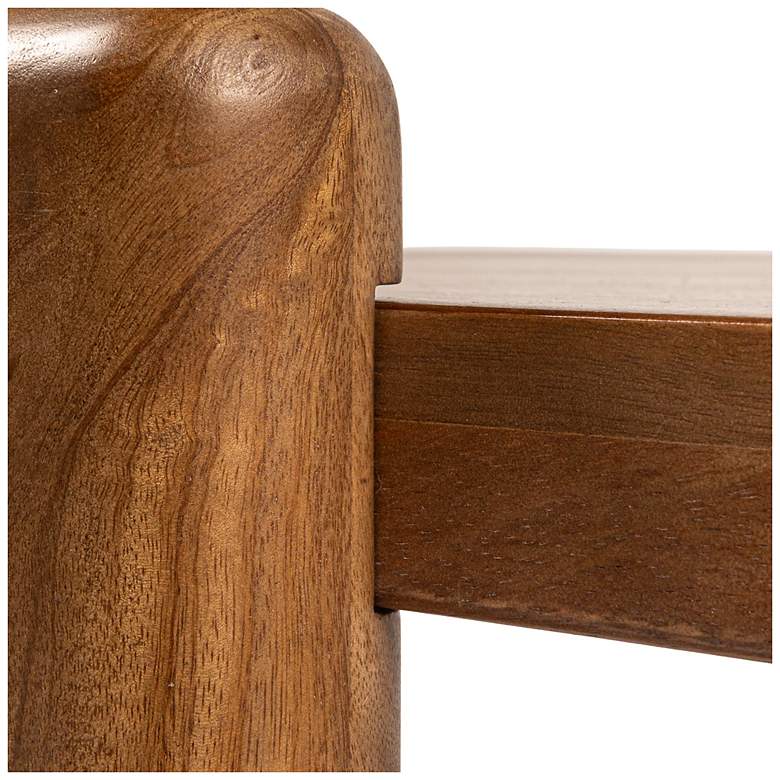 Image 4 Pill-Shaped Mango Wood Coffee Table more views