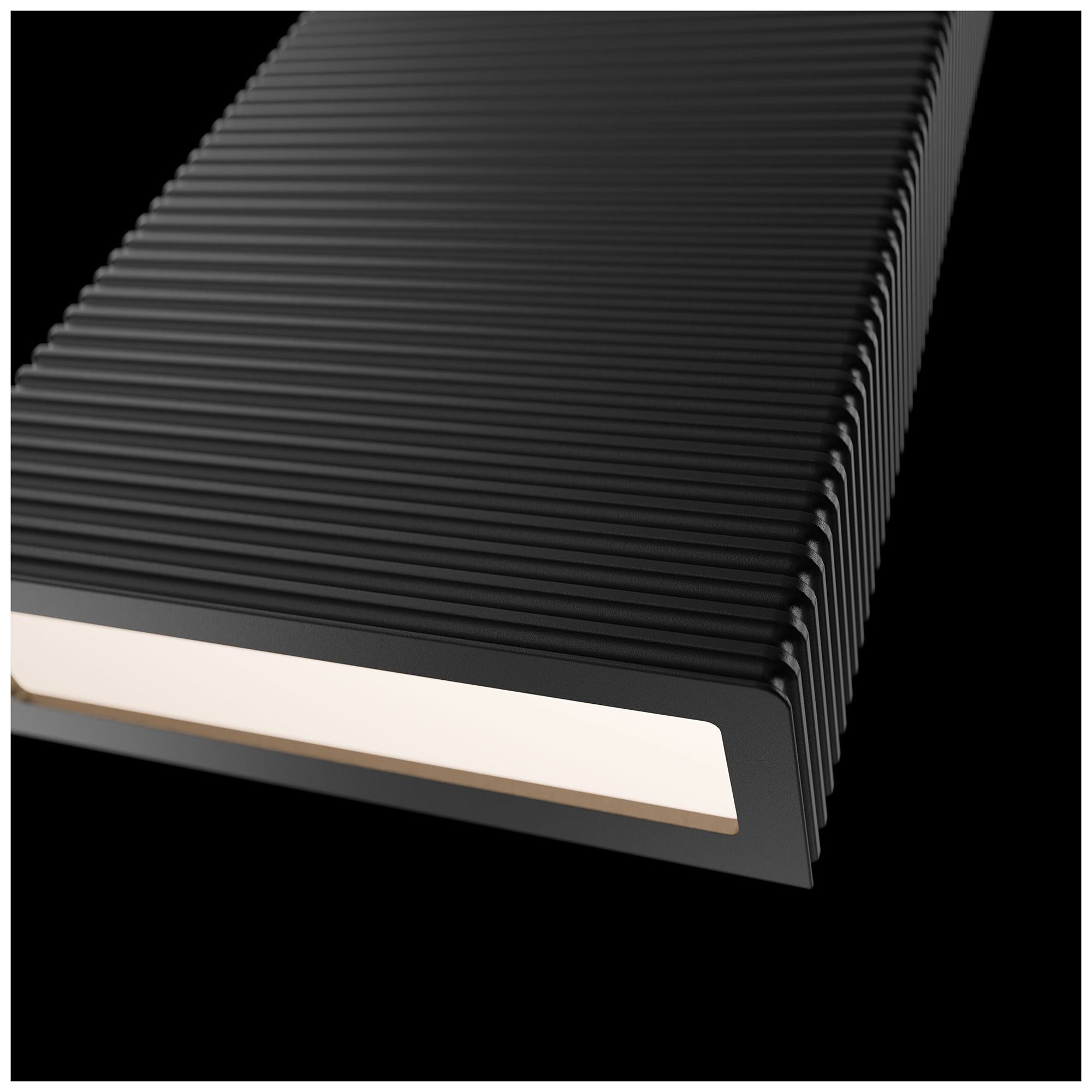 Image 3 Pillar 16.13"H x 6.25"W 2-Light Outdoor Wall Light in Black more views