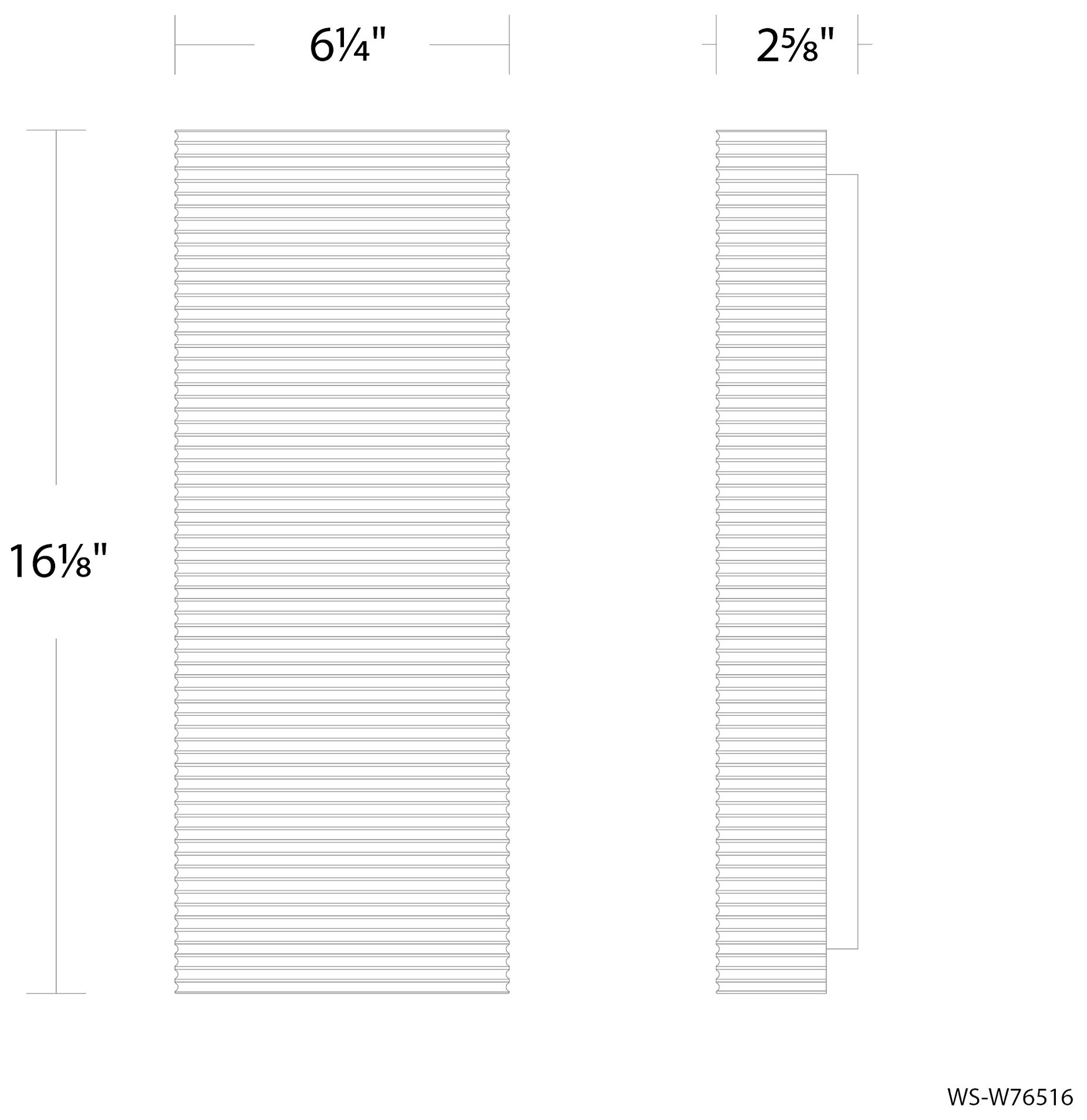 Image 5 Pillar 16.13"H x 6.25"W 2-Light Outdoor Wall Light in Black more views