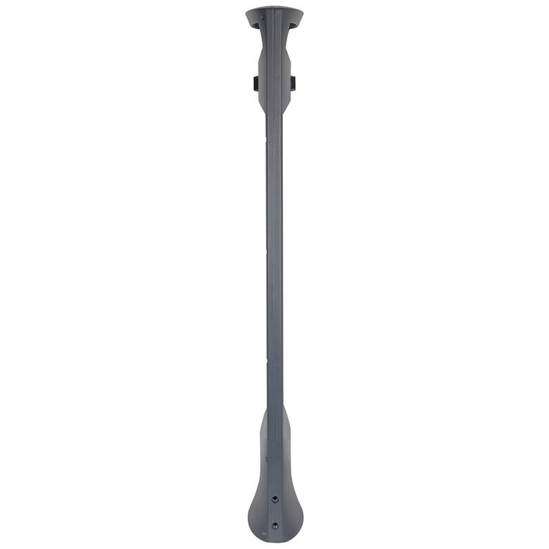 Image 4 Pillar 31 1/4" High Gray Motion Sensor Solar LED Bollard Light more views