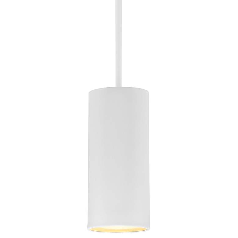 Image 1 Pilson 4 1/2 inch Wide Matte White LED Mini Pendant