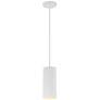 Pilson 4 1/2" Wide Matte White LED Mini Pendant