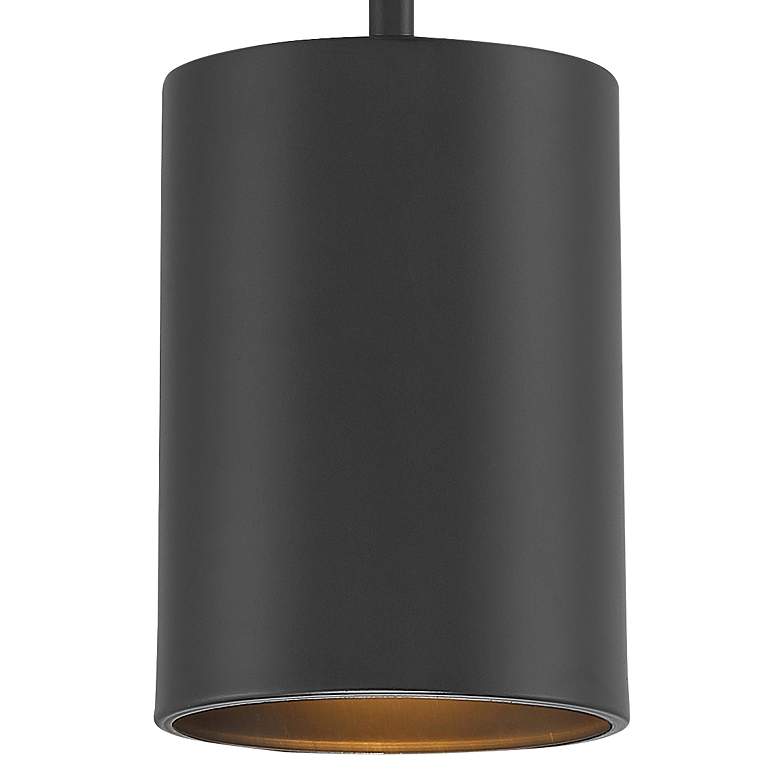 Image 2 Pilson 4 3/4" Wide Matte Black Mini Pendant more views