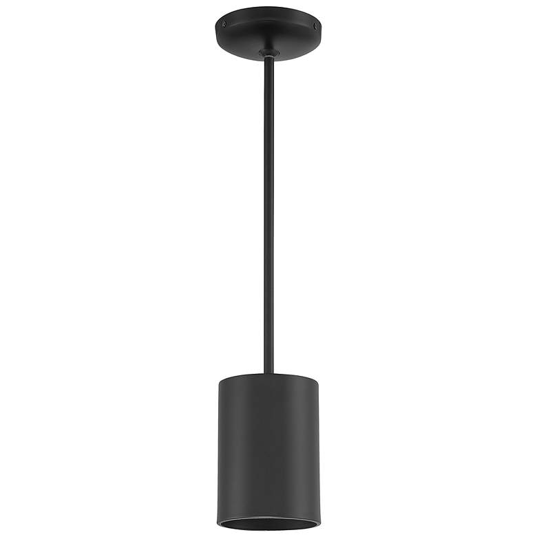Image 4 Pilson 4 3/4" Wide Matte Black Mini Pendant more views