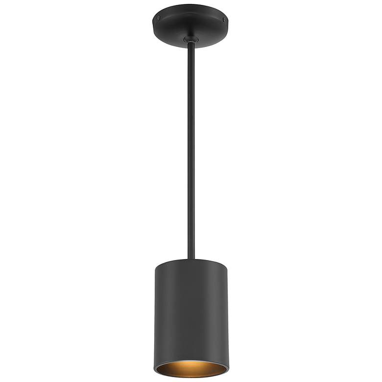 Image 5 Pilson 4 3/4" Wide Matte Black Mini Pendant more views