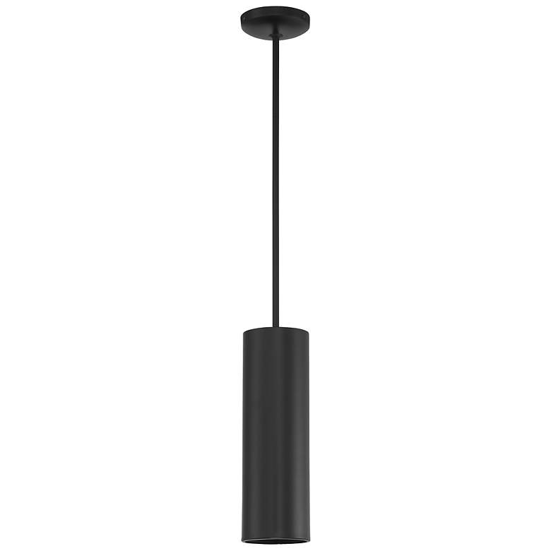 Image 3 Pilson 4 3/4" Wide Matte Black Rod Hung LED Mini Pendant more views