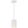 Pilson 4 3/4" Wide Matte White LED Mini Pendant