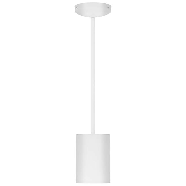 Image 3 Pilson 4 3/4" Wide Matte White LED Mini Pendant more views