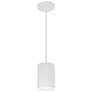 4_Pilson 4 3/4" Wide Matte White LED Mini Pendant more views