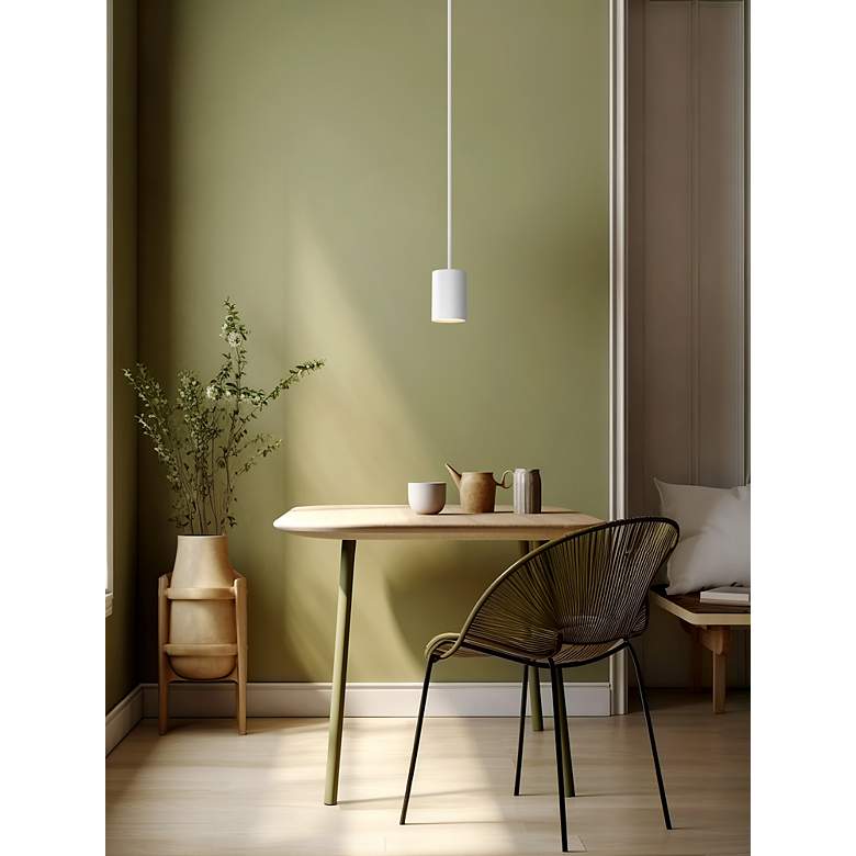 Image 6 Pilson 4 3/4" Wide Matte White LED Mini Pendant more views