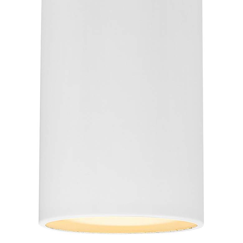 Image 2 Pilson 4 3/4" Wide Matte White Mini Pendant more views
