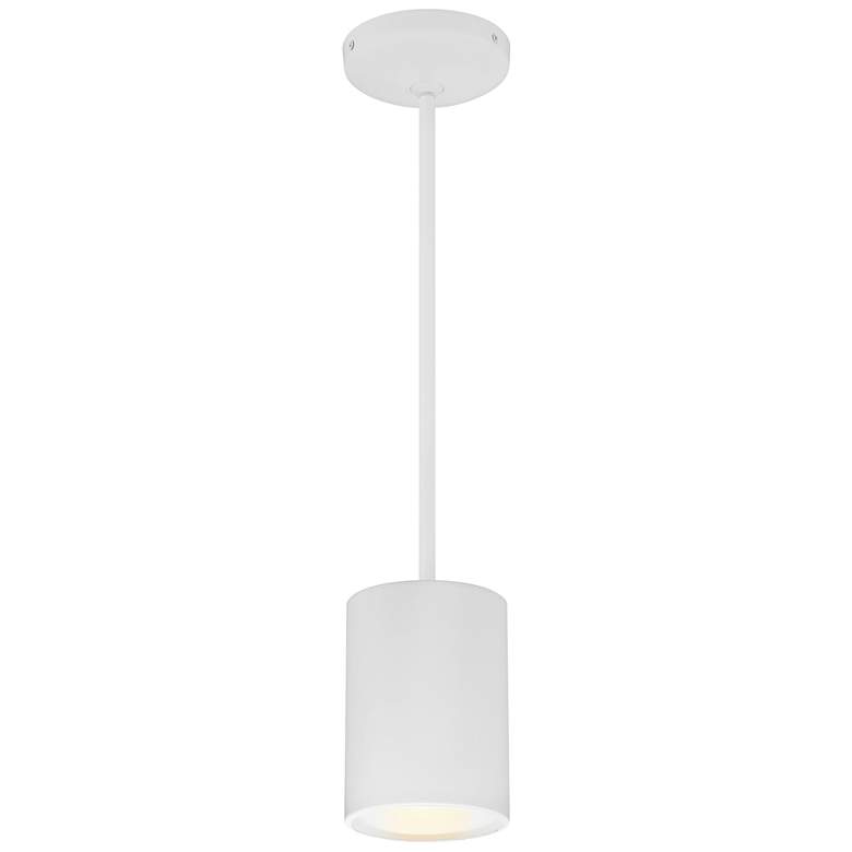 Image 5 Pilson 4 3/4" Wide Matte White Mini Pendant more views