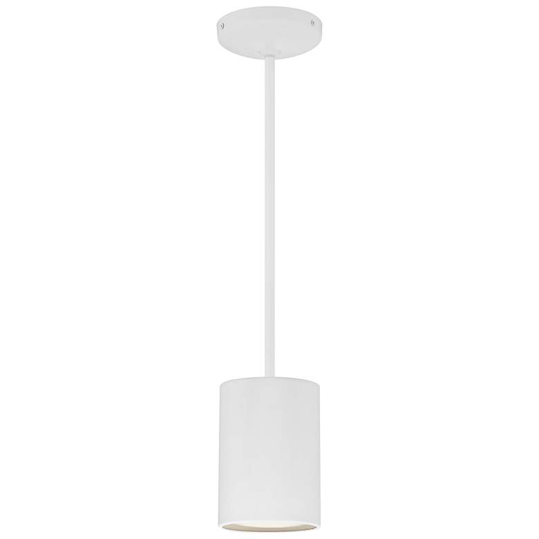 Image 6 Pilson 4 3/4" Wide Matte White Mini Pendant more views