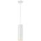 Pilson 4 3/4" Wide Matte White Rod Hung LED Mini Pendant