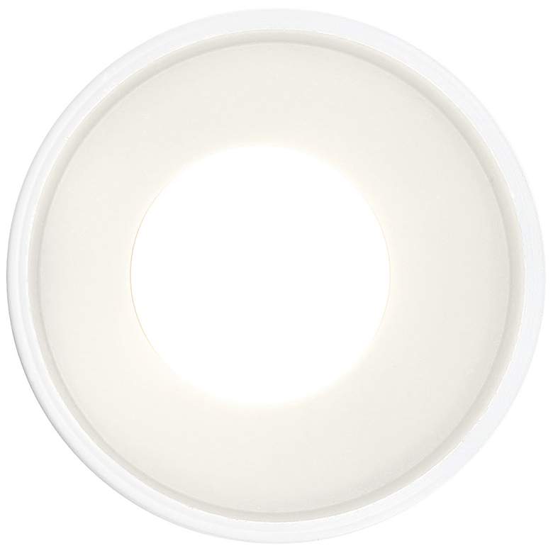 Image 3 Pilson 4 3/4" Wide Matte White Rod Hung LED Mini Pendant more views