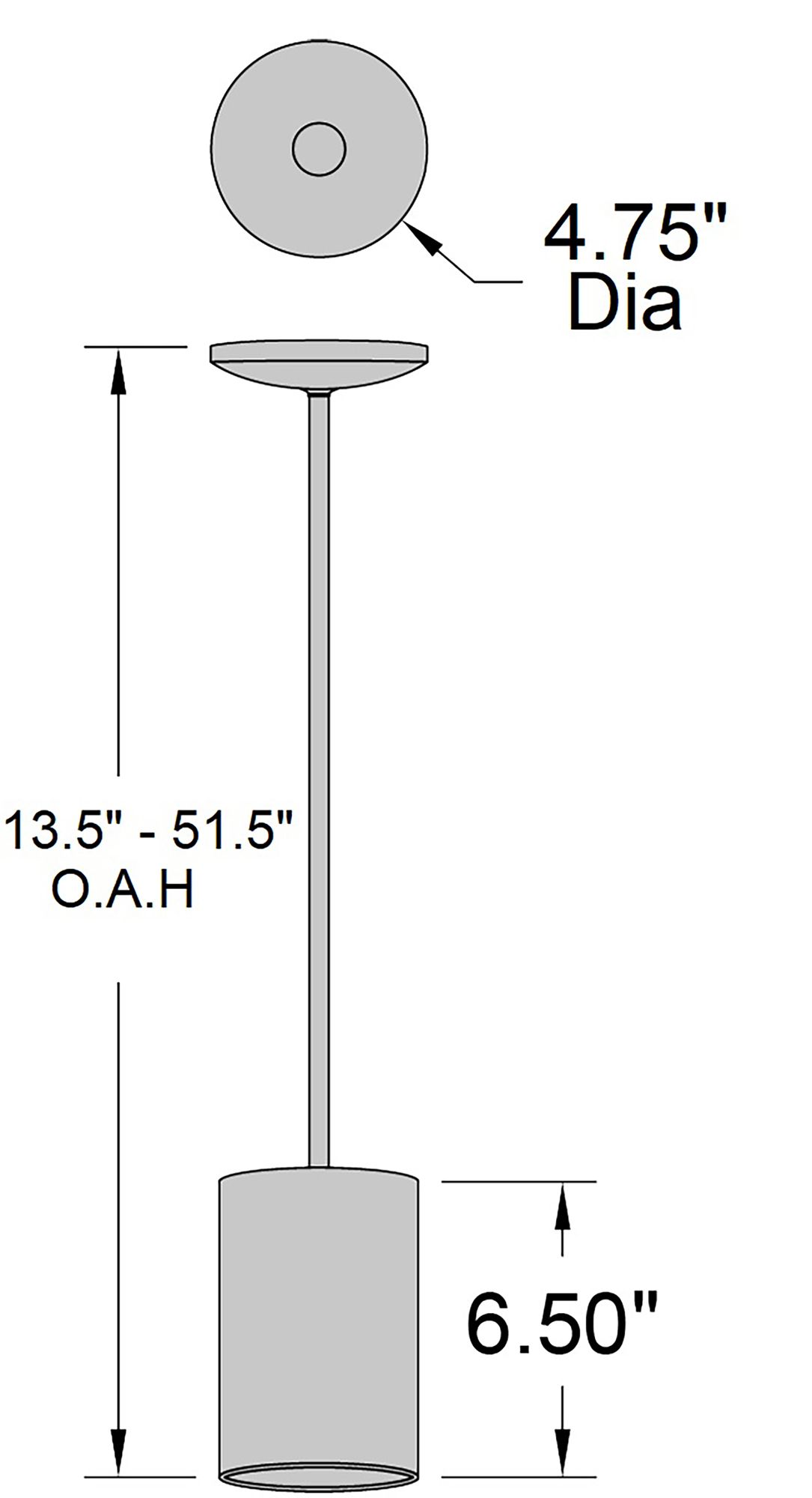 Image 4 Pilson 4 3/4" Wide Satin Mini Pendant with Black Cord more views