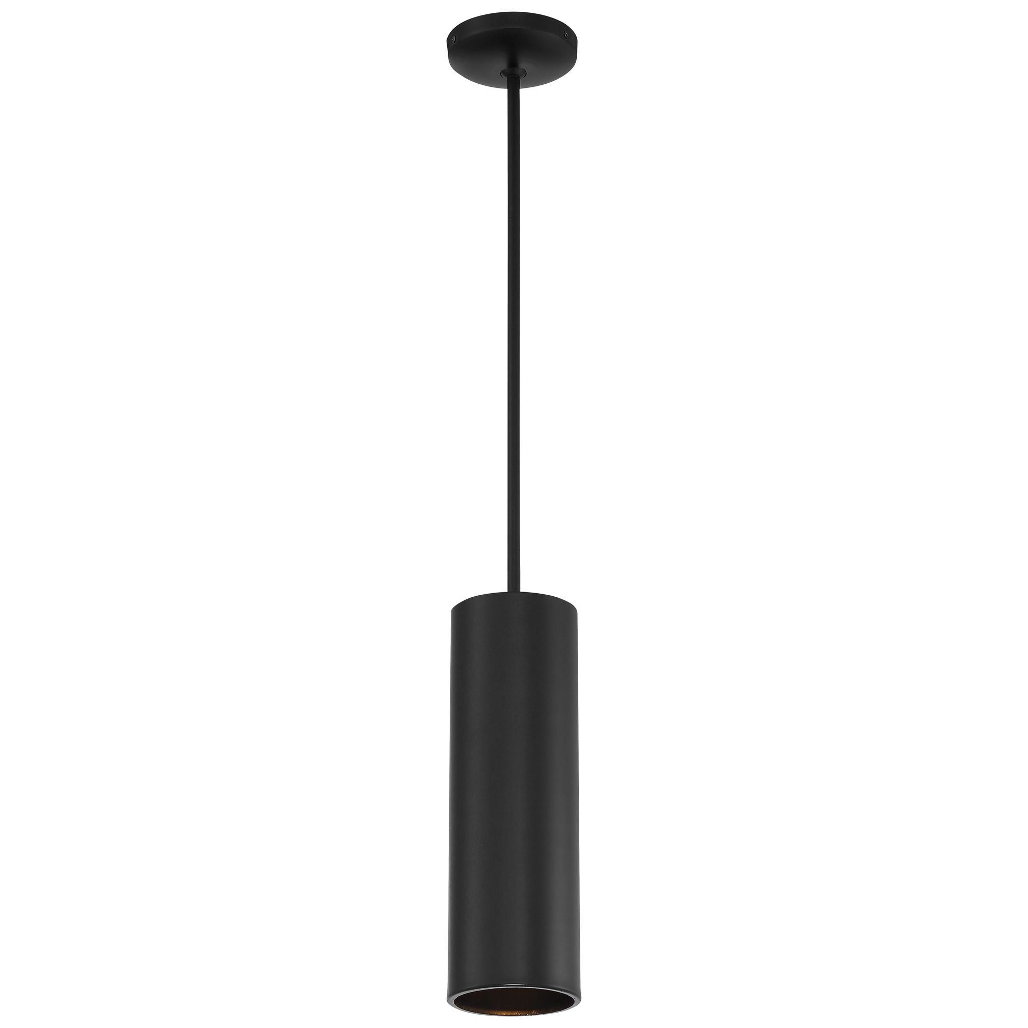 Image 4 Pilson Large Matte Black Pendant With Rigid Stem more views