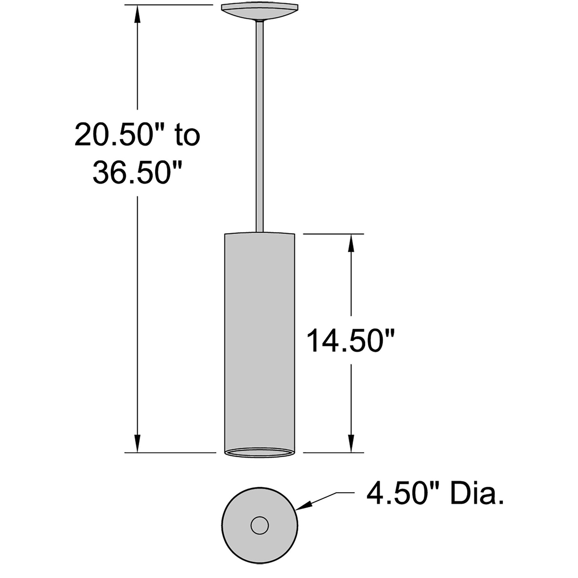 Image 6 Pilson Large Satin Pendant With Rigid Stem more views