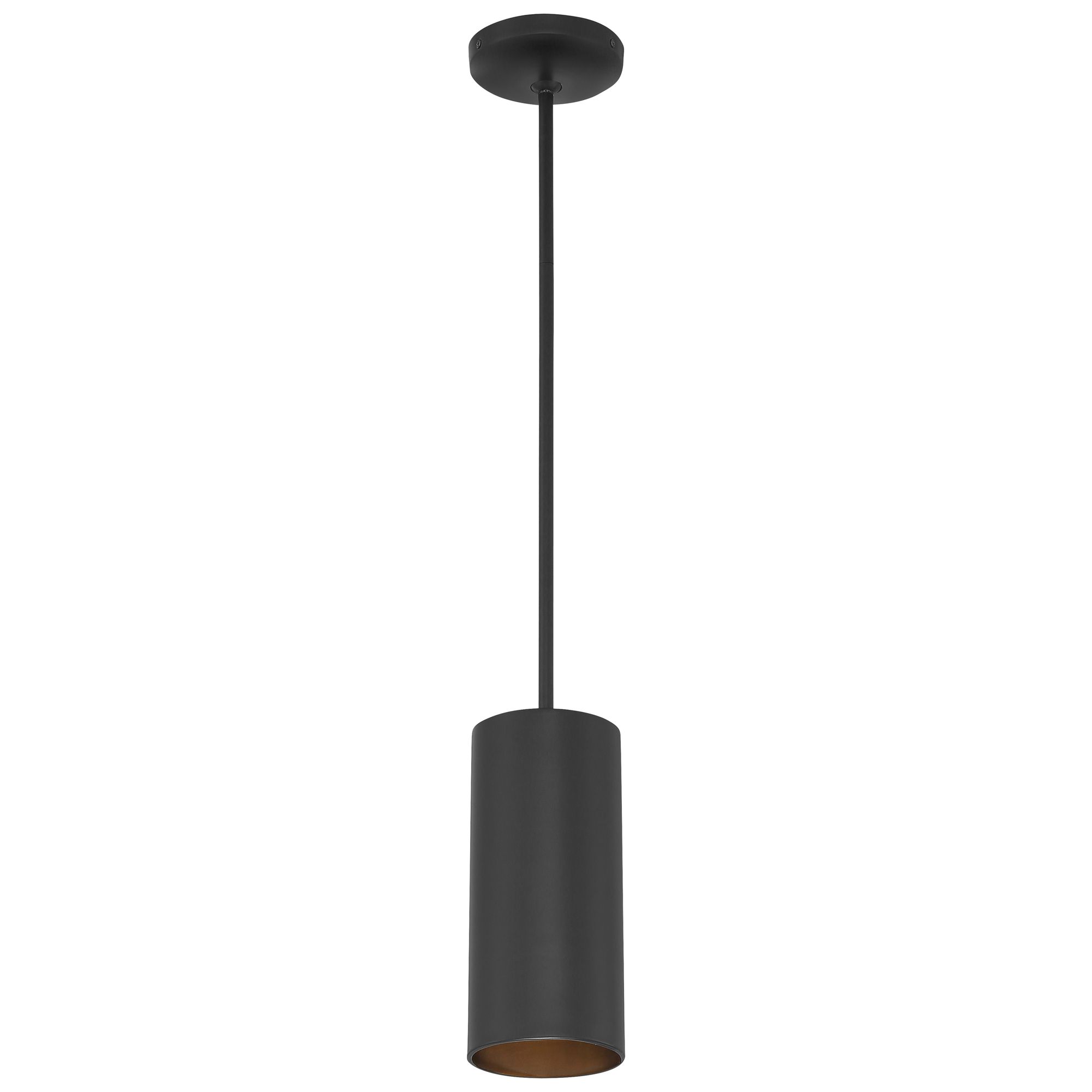 Image 4 Pilson Medium Matte Black Pendant With Black Cord more views