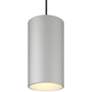 4_Pilson XL 6" Wide Satin Tall Rigid Stem LED Mini Pendant more views