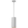 1_Pilson XL 6" Wide Satin Tall Rigid Stem Mini Pendant