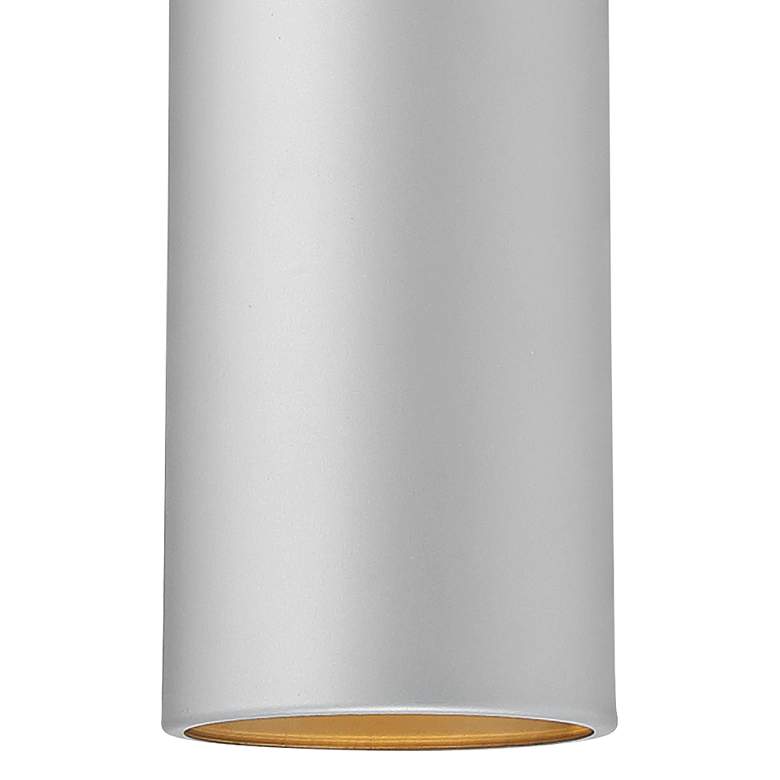 Image 2 Pilson XL 6" Wide Satin Tall Rigid Stem Mini Pendant more views