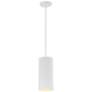 1_Pilson XL 6"W Matte White Tall Rigid Stem LED Mini Pendant