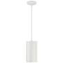 2_Pilson XL 6"W Matte White Tall Rigid Stem LED Mini Pendant more views