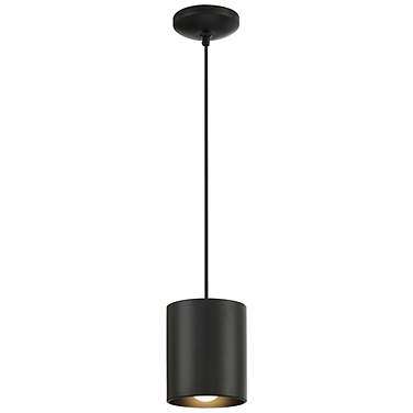 Pilson XL 6" Wide Matte Black Mini Pendant