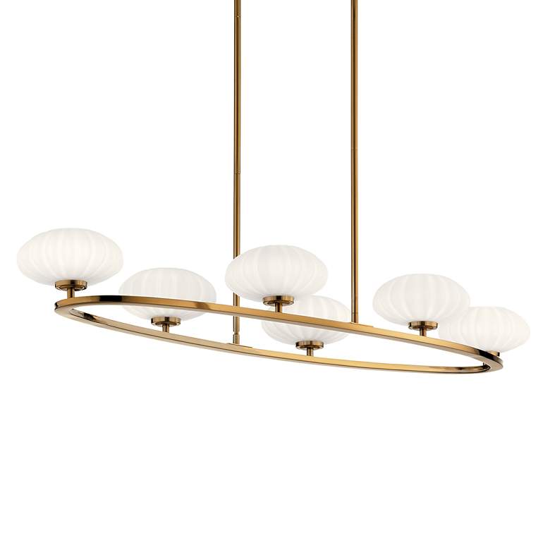 Image 3 Pim 39" Oval Chandelier Gold more views