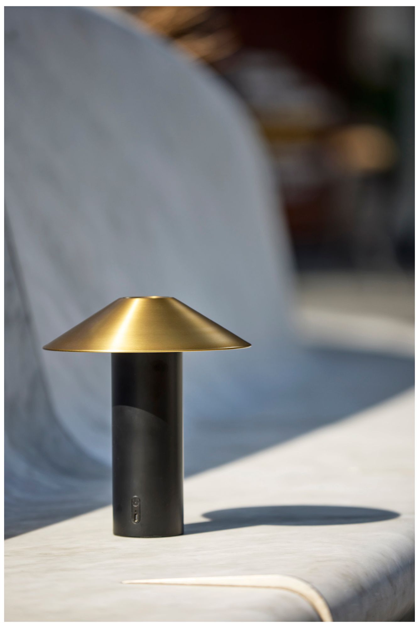 Image 2 Pina LED Cordless Table Lamp- Black more views