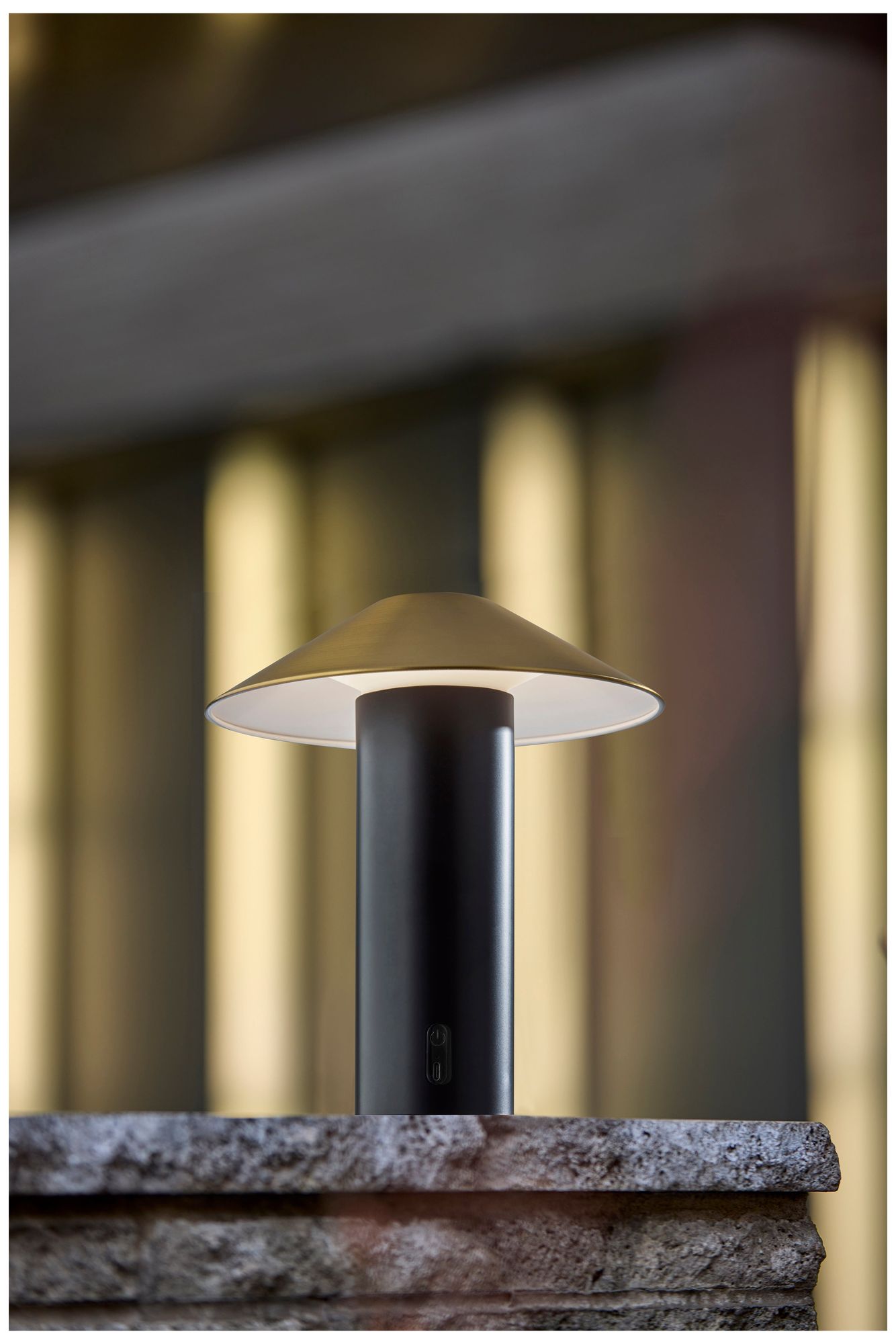 Pina LED Cordless Table Lamp- Black