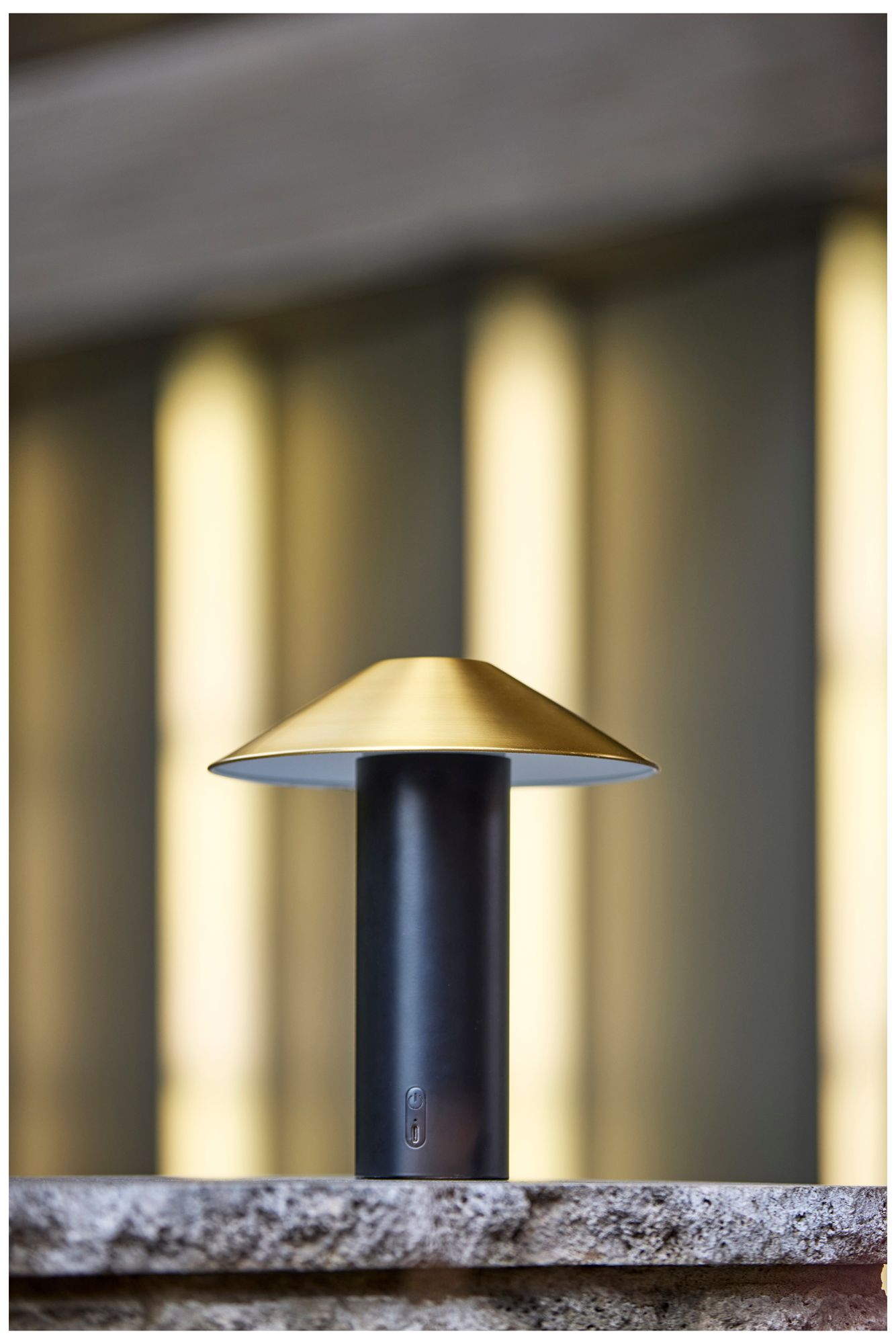 Pina LED Cordless Table Lamp- Black