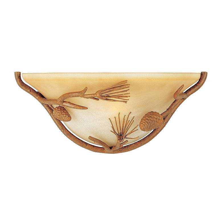 Image 1 Pine Grove Collection Pinetree 14 inch Pocket  Wall Sconce