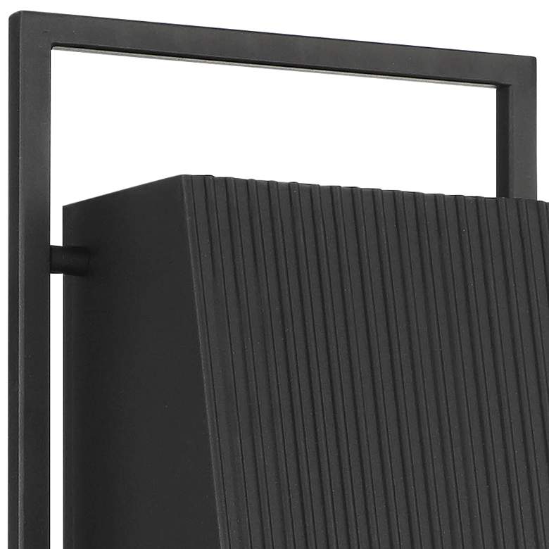 Image 4 Pine Hills 13 1/2" High Black Dark Sky Outdoor Wall Light more views