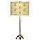 Pineapple Delight Giclee Brushed Nickel Table Lamp