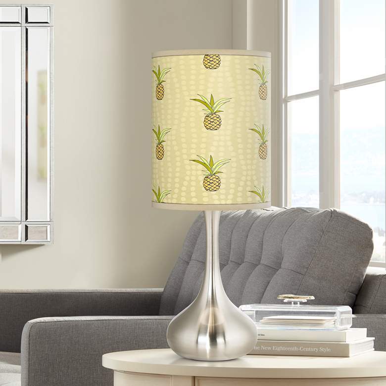 Image 1 Pineapple Delight Giclee Droplet Table Lamp