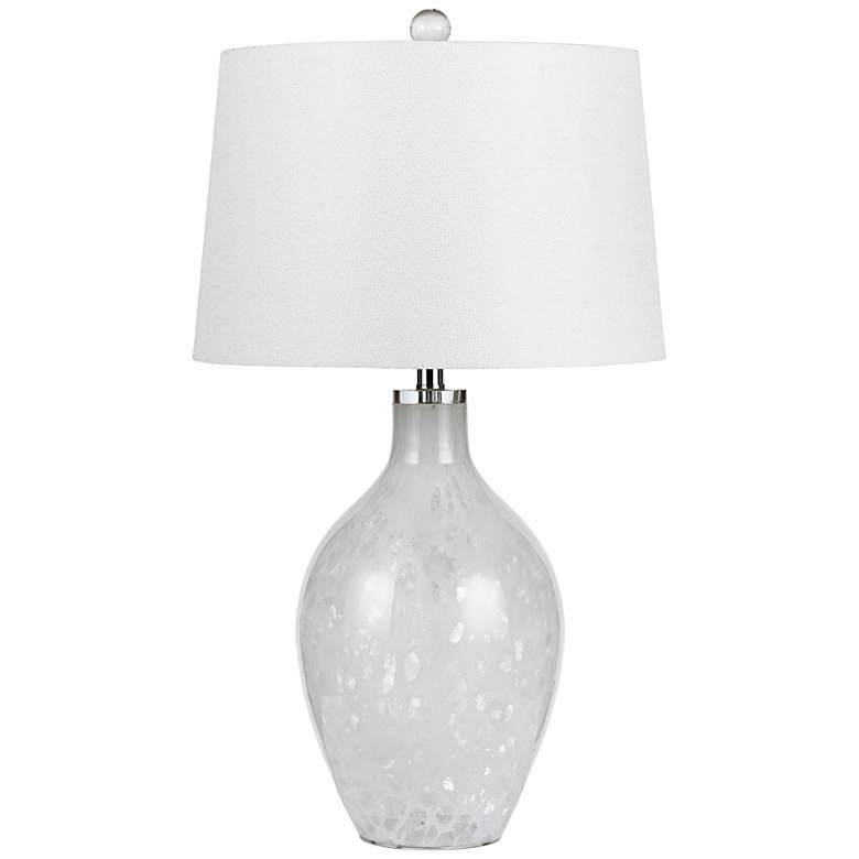 Image 1 Pinecrest Frosted White Glass Table Lamp