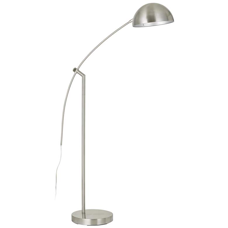 Image 1 Pinehurst Brushed Steel Arc Floor Lamp