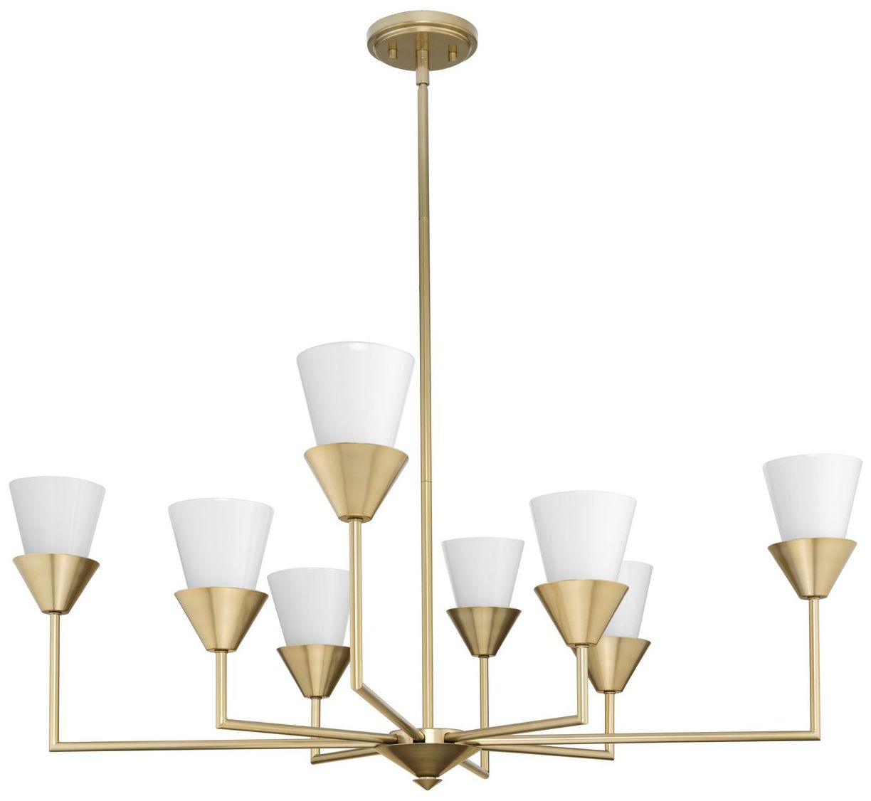 Pinellas Collection 14.37 in. Eight-Light Chandelier