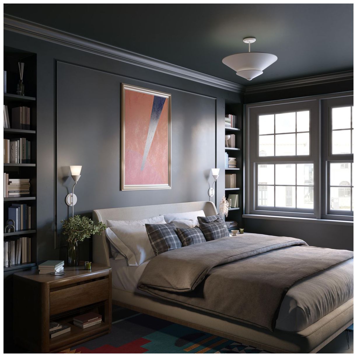 Image 2 Pinellas Collection 25 in. Four-Light Flush Mount more views