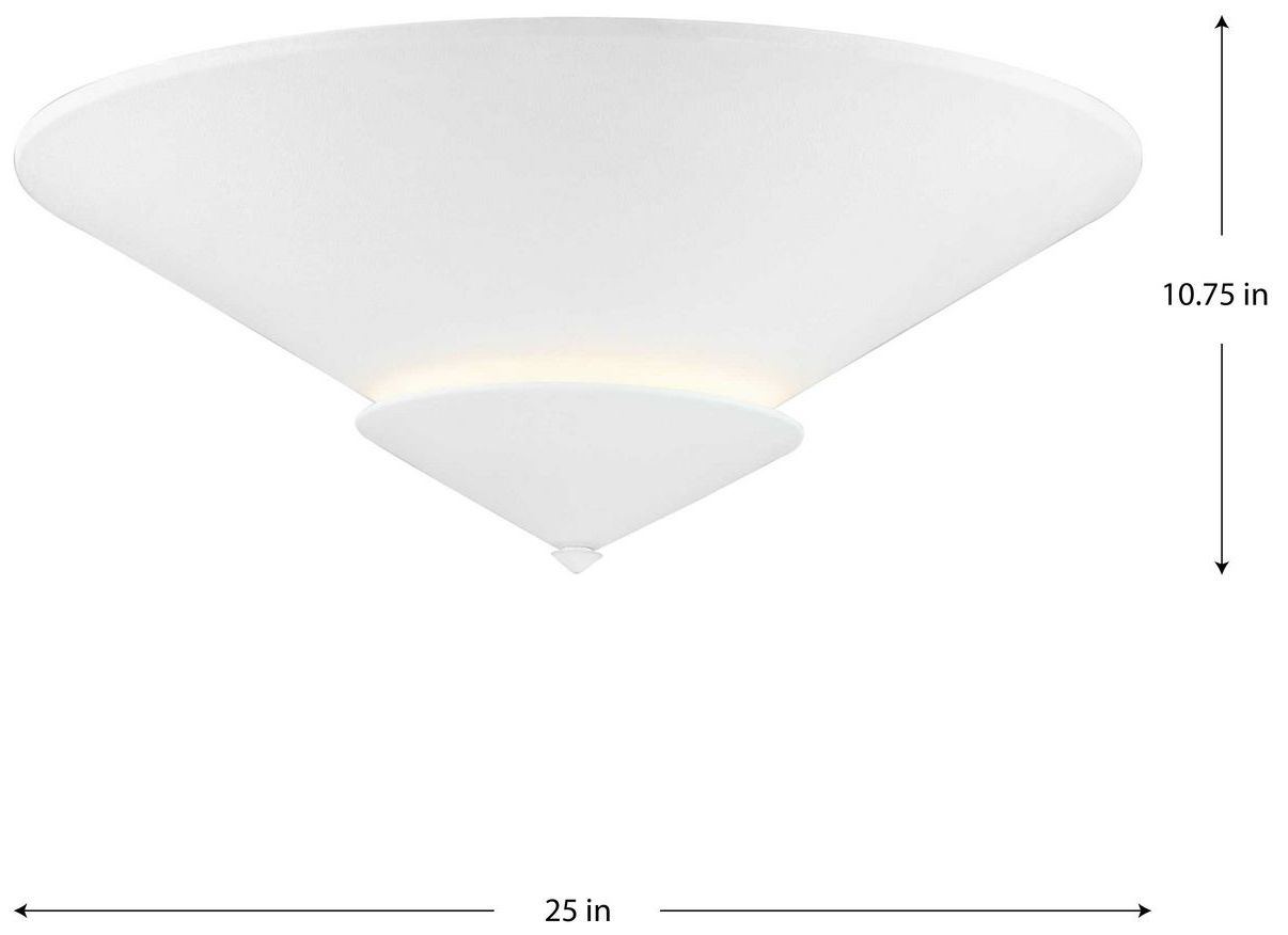 Image 4 Pinellas Collection 25 in. Four-Light Flush Mount more views