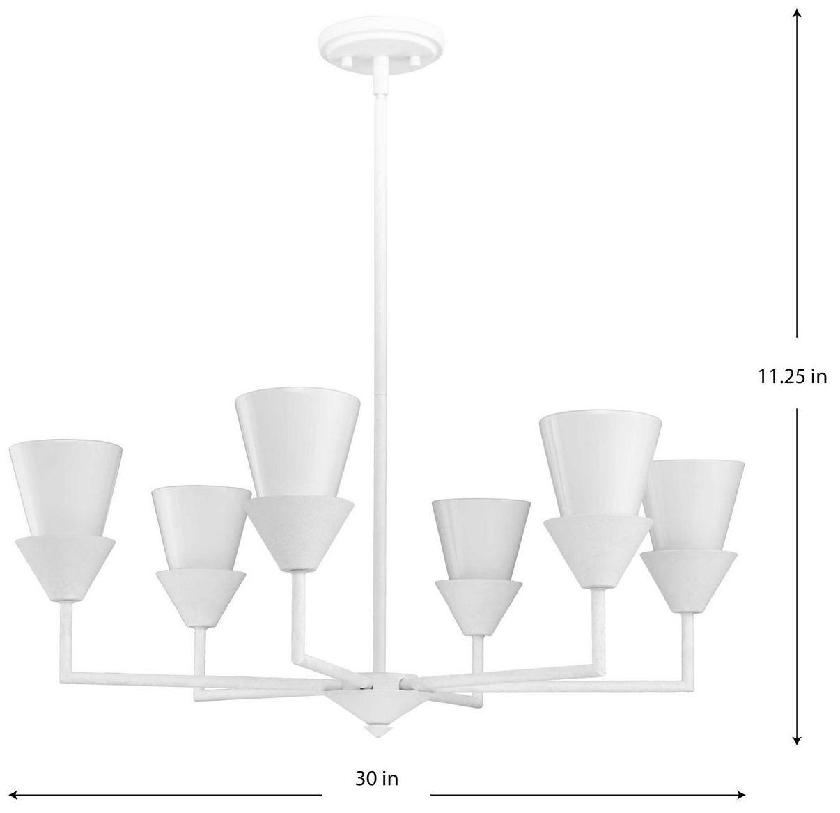 Image 4 Pinellas Collection Six-Light Chandelier more views