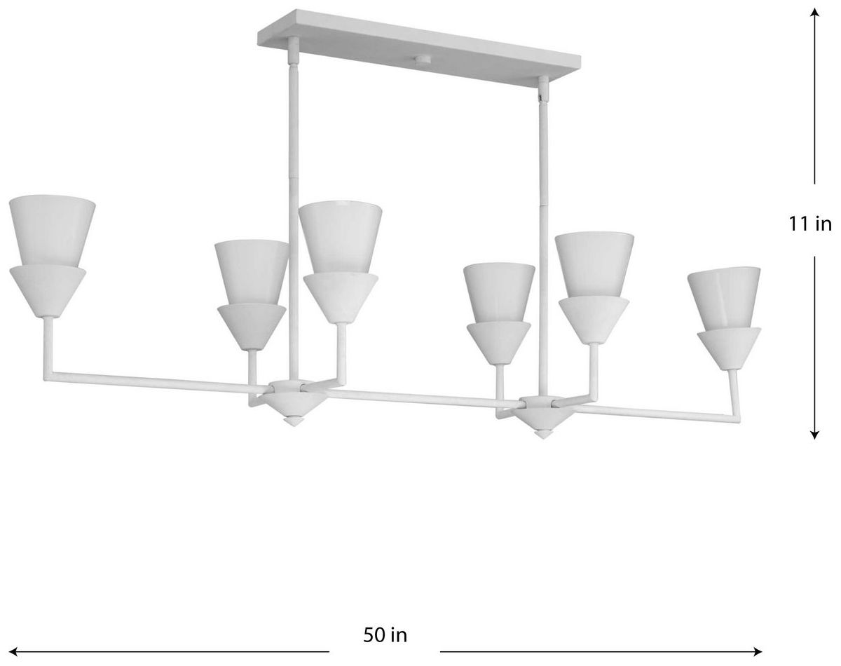 Image 4 Pinellas Collection Six-Light Linear Light more views