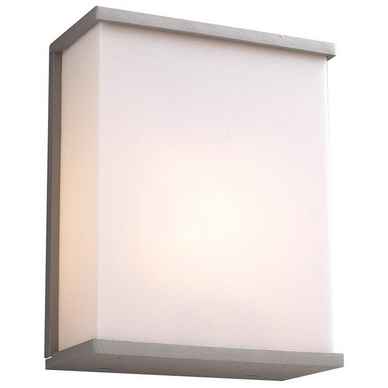 Image 1 Pinero 10 inch High Silver Outdoor Wall Light