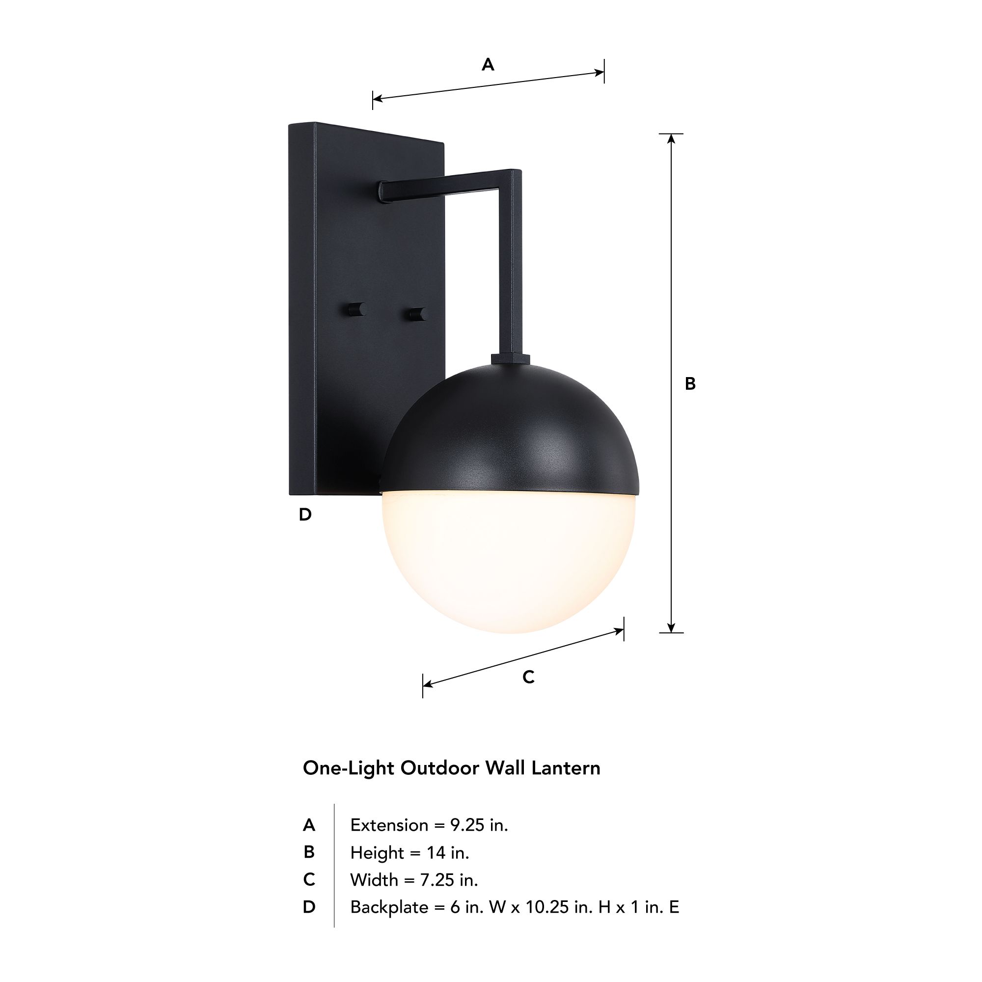 Image 6 Pineview Black Outdoor Hardwired Wall Sconce more views