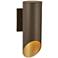 Pineview Slope 12 1/2" High Sand Bronze Outdoor Wall Light