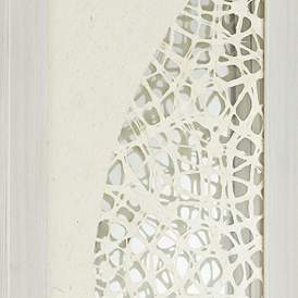 Image4 of Pini Woven Ivory 47" High Mirrored Wall Art Set of 3 more views