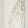 Pini Woven Ivory 47" High Mirrored Wall Art Set of 3 in scene